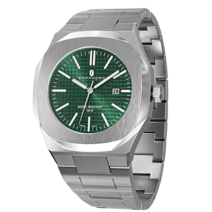 Men Watch 100M Waterproof Stainless Steel Quartz Movement Casual Business Style Wristwatch Luxury Elegant