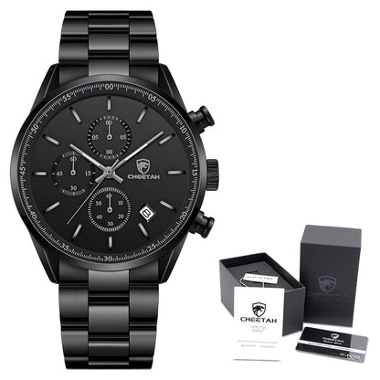 Men Top Brand Luxury Fashion Business Quartz Men Wristwatch Stainless Steel Waterproof Sports Clock B B With Box