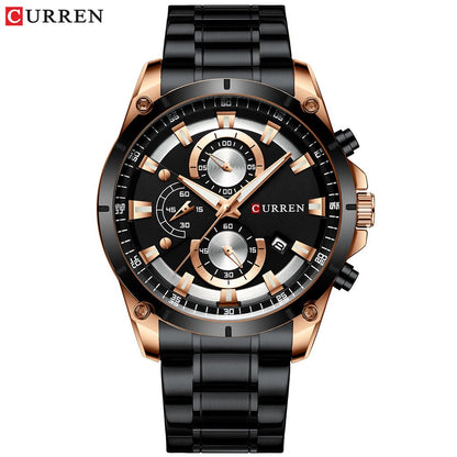 Men Watches Top Brand Luxury Business Automatic Date Watch Men Casual Waterproof Watch
