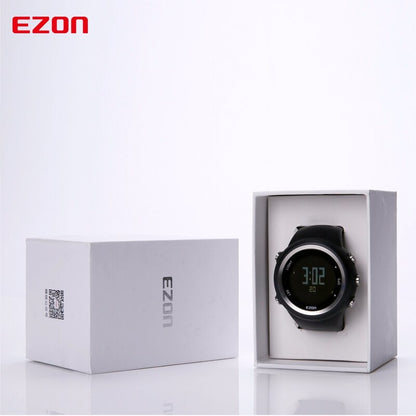 Men Digital Sport Wrist watch GPS Running Watch With Speed Pace Distance Calorie Burning  Stopwatch 50M Waterproof EZON T031