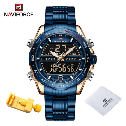 Digital Sport Watch For Men Steel Waterproof Chronograph Clock Fashion Luminous Quartz Wrist watches RGBEBE