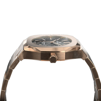 Men Watch 100M Waterproof Stainless Steel Quartz Movement Casual Business Style Wristwatch Luxury Elegant