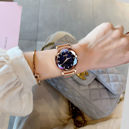 Brand Women Watches Fashion Square Ladies Quartz Watch Bracelet Set Green Dial Simple Rose Gold Mesh Luxury Women Watches