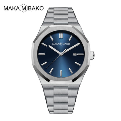 Original Top Brand All Black Stainless Steel Men Wristwatch Classic Business Waterproof Japan Movement Quartz Watch For Men