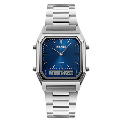 SKMEI New Sport Watch For Man Fashion Casual Quartz Wristwatches Digital Chronograph Back Light Waterproof Watch Dual Time 1220