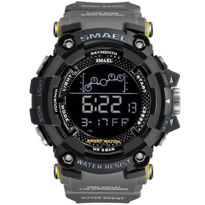 New Men Watch Military Waterproof Sport WristWatch Digital Stopwatches For Men 1802 Military Electronic Watches Male Clock