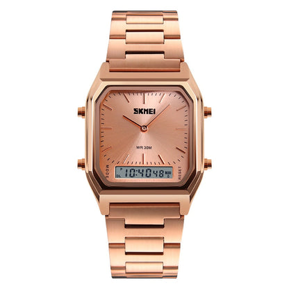SKMEI New Sport Watch For Man Fashion Casual Quartz Wristwatches Digital Chronograph Back Light Waterproof Watch Dual Time 1220