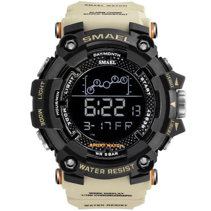 New Men Watch Military Waterproof Sport WristWatch Digital Stopwatches For Men 1802 Military Electronic Watches Male Clock