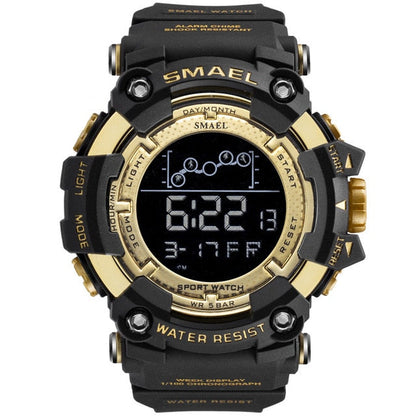 New Men Watch Military Waterproof Sport WristWatch Digital Stopwatches For Men 1802 Military Electronic Watches Male Clock