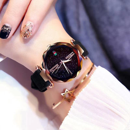 Brand Women Watches Fashion Square Ladies Quartz Watch Bracelet Set Green Dial Simple Rose Gold Mesh Luxury Women Watches