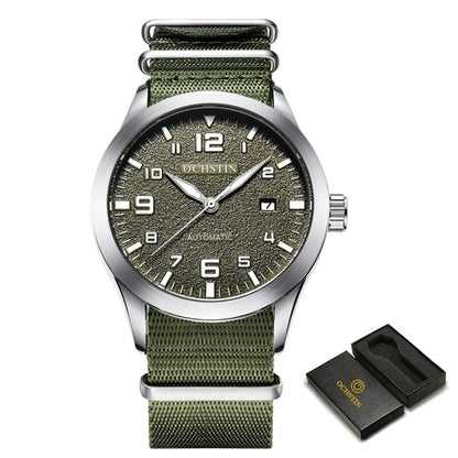 New Men Ochstin Automatic Mechanical Watch Luxury Casual Dress Military Outdoor Sports Army Mens Wristwatches Waterproof Male Clock