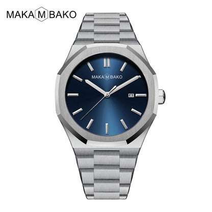 Original Top Brand All Black Stainless Steel Men Wristwatch Classic Business Waterproof Japan Movement Quartz Watch For Men