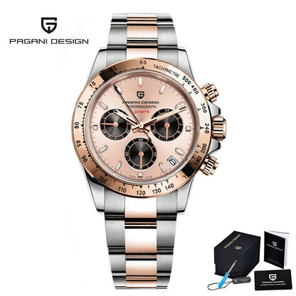 Men Watches Quartz Business Watch Men Watches Top Brand Luxury Watch Men Chronograph VK63 Reloj Hombre
