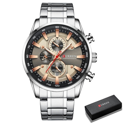 New Watches for Men Top Luxury Brand Quartz Men Watch Sport Waterproof Wrist Watches Chronograph Date Relogio Masculino