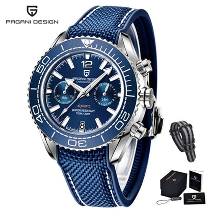 New Diver Watch Men 10Bar Waterproof Date Clock Sport Watches Top Brand Mens Quartz Wrist watch Relogio Masculino