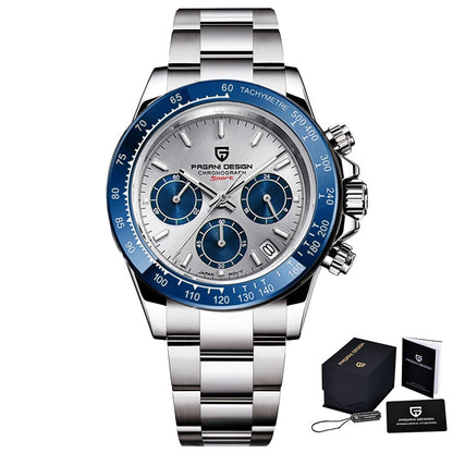 Men Watches Quartz Business Watch Men Watches Top Brand Luxury Watch Men Chronograph VK63 Reloj Hombre