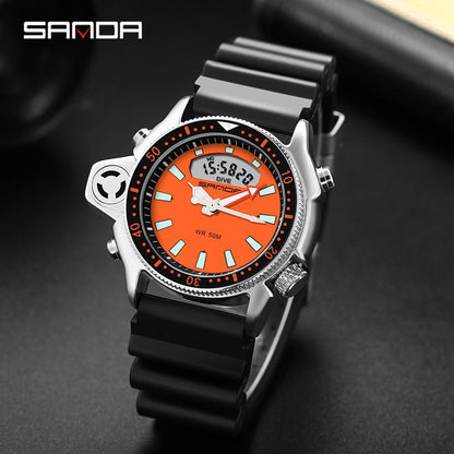 Sport Men Watch Casual Style Watches Men Military Quartz Wristwatch Diver S Shock