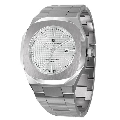 Men Watch 100M Waterproof Stainless Steel Quartz Movement Casual Business Style Wristwatch Luxury Elegant
