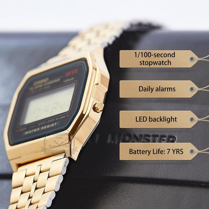 Casio watch gold watch men set brand luxury LED digital Waterproof Quartz men watch Sport military Wrist Watch