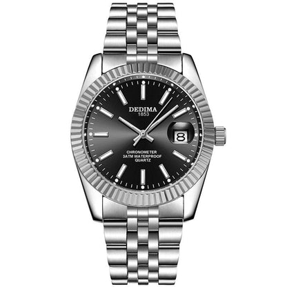 Men Top Brand Luxury Fashion Gold Watches Men Business Stainless Steel Luminous Quartz Watch Relogio Masculino Reloj Hombre