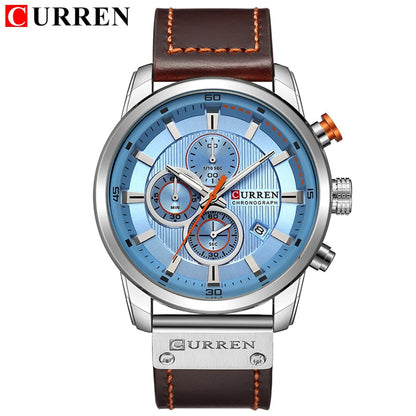 New Men Watches Top Brand Luxury Male Clock Chronograph Sport Mens Wrist Watch Hodinky Relogio Masculino