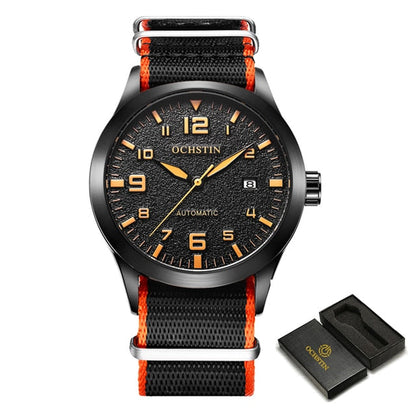 New Men Ochstin Automatic Mechanical Watch Luxury Casual Dress Military Outdoor Sports Army Mens Wristwatches Waterproof Male Clock