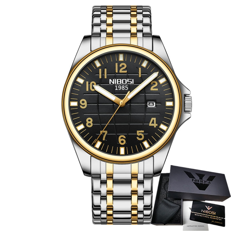 New Men Fashion Ultra Thin Watches Luxury Waterproof Luminous Date Watch For Man Business Relogio Masculino