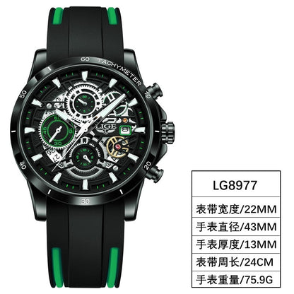 Men Watches Top Brand Stainless Steel Hollow Sports Waterproof Quartz Watch Men Military Wristwatch Relogio Masculino