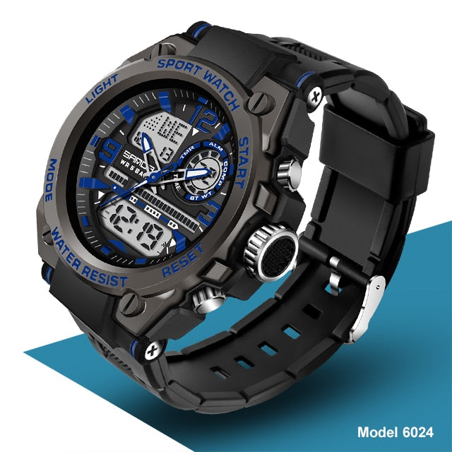 SANDA 739 Sports Men's Watches Top Brand Luxury Military Quartz Watch Men Waterproof S Shock Male Clock relogio masculino 2022