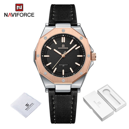 Minimalist Design Sports Watch for Women Casual Quartz Ladies Leather Wrist Watches Polygon Case Female Clock