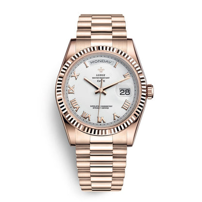 Original Casual Brand Watch Men Top Luxury Stainless Steel 3atm Waterproof daydate Business Men Fashion Wrist Watch