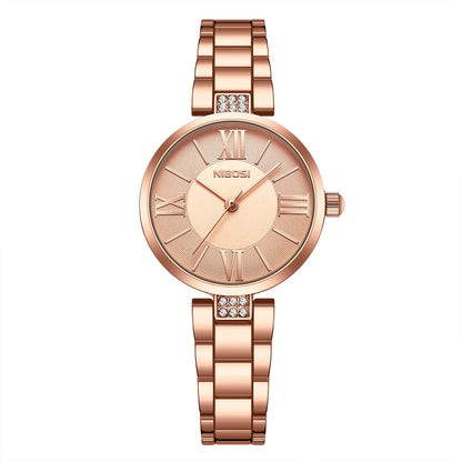 Women Watches Rose Gold Ladies Bracelet Watches Reloj Mujer Creative Waterproof Quartz Watches For Women