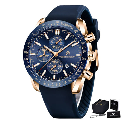 PAGANI DESIGN Men Quartz Watches 44MM Top Waterproof Luxury Business Sapphire Stainless Steel