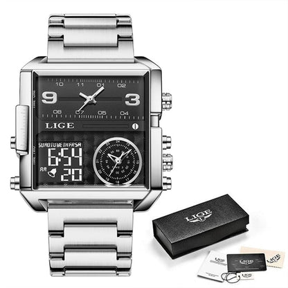 Men Quartz Digital Watch Creative Sport Watches Male Waterproof Wristwatch Montre Homme Clock Relogio Masculino