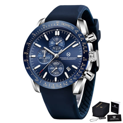 PAGANI DESIGN Men Quartz Watches 44MM Top Waterproof Luxury Business Sapphire Stainless Steel