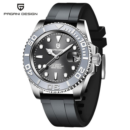 New Sports Men Mechanical Wristwatch Sapphire Luxury Automatic Watch Men Stainless Steel Waterproof Clock