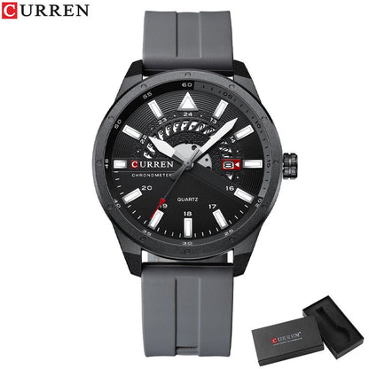 New Men Watch Top Brand Luxury Waterproof Sport Mens Watches Silicone Automatic Date Military Wristwatch