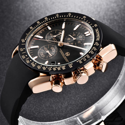 PAGANI DESIGN Men Quartz Watches 44MM Top Waterproof Luxury Business Sapphire Stainless Steel