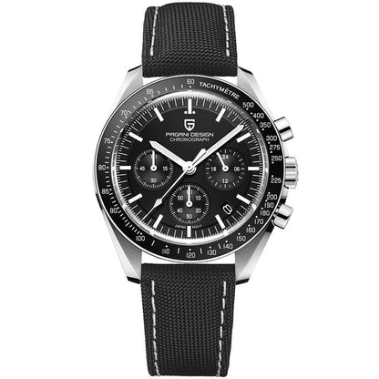 Men Watches 100M Waterproof Date Speed Chronograph Quartz VK63 AR Sapphire mirror Full Steel Watch