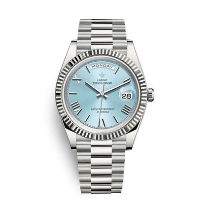 Original Casual Brand Watch Men Top Luxury Stainless Steel 3atm Waterproof daydate Business Men Fashion Wrist Watch