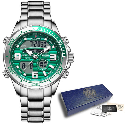 New Men Military Watch Top Luxury Brand Big Dial Sport Watches Mens Chronograph Quartz Wristwatch Date Male Clock Reloj Hombre
