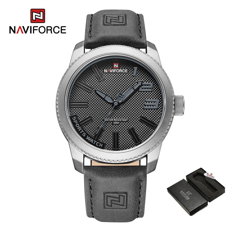 New Quartz Sport Waterproof Clock Fashion Luxury High Quality Male Leather Wrist watch