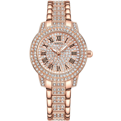 Women Watches Rose Gold Ladies Bracelet Watches Reloj Mujer Creative Waterproof Quartz Watches For Women