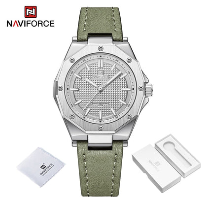 Minimalist Design Sports Watch for Women Casual Quartz Ladies Leather Wrist Watches Polygon Case Female Clock