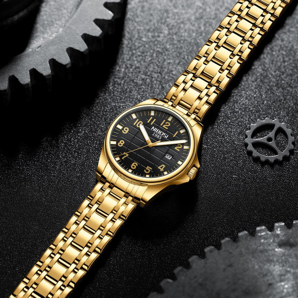 New Men Fashion Ultra Thin Watches Luxury Waterproof Luminous Date Watch For Man Business Relogio Masculino