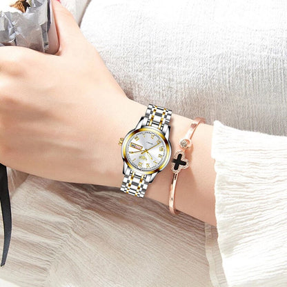 LIGE Women Watches Luxury Stainless Steel Watch for Women Fashion Casual Women Bracelet Watches Waterproof Ladies Wristwatches