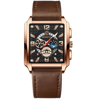Relogio Masculino Wrist Watches Men Top Brand Luxury Golden Men Watches Gold Big Male Wristwatch Man Square Golden Dial