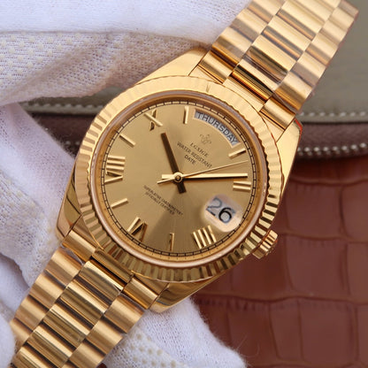 Original Casual Brand Watch Men Top Luxury Stainless Steel 3atm Waterproof daydate Business Men Fashion Wrist Watch