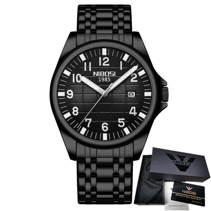 New Men Fashion Ultra Thin Watches Luxury Waterproof Luminous Date Watch For Man Business Relogio Masculino