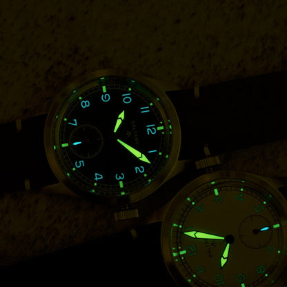 The D12 Minitary Watch Vintage Stainless Steel VD78 Quartz Movement 200M Waterproof Sub-second Field Watch